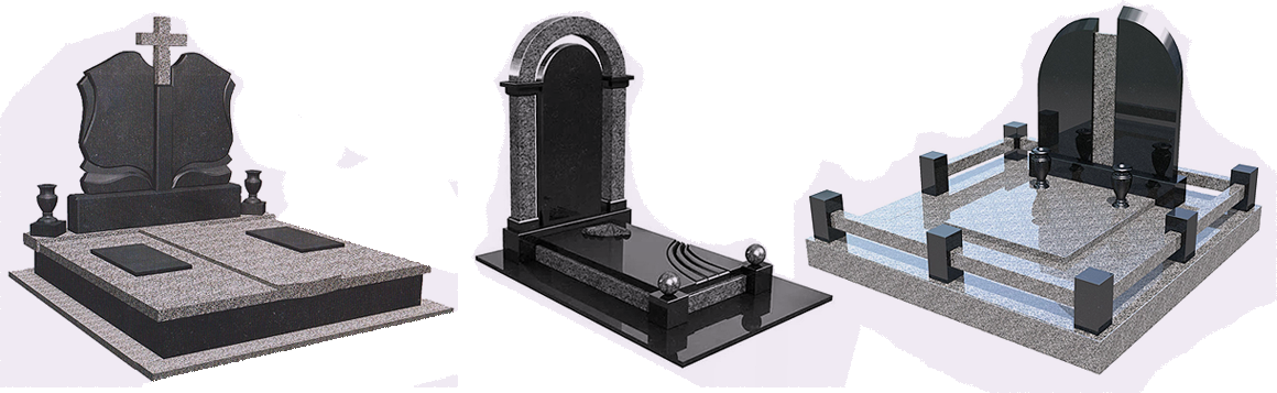 памятники по индивидуальным эскизам и проектам